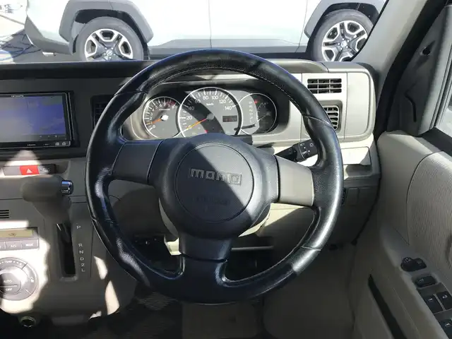 ダイハツ アトレー ワゴン カスタム ターボ RS 富山県 2012(平24)年 8.1万km ブラックマイカメタリック 4WD/社外ナビ/フルセグTV/Bluetooth/MOMO革巻きステアリング/両側スライドドア/フォグランプ/HIDヘッドライト/ドアバイザー/純正フロアマット/ETC/パワーウインドウ