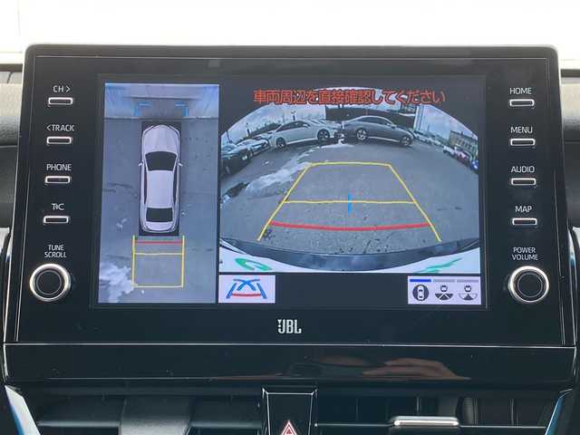 トヨタ カムリ WS 岐阜県 2022(令4)年 1.6万km アティチュードブラックマイカ ＧＲフルエアロ/ＪＢＬプレミアムサウンド/ＴＲＤマフラー/トヨタセーフティセンス/・プリクラッシュセーフティ/・レーンディパーチャーアラート/・アダプティブハイビームシステム/・レーダークルーズコントロール/・パーキングサポートブレーキ/・リヤクロストラフィックアラート/・ロードサインアシスト/純正ナビ/全方位カメラ/ブラインドスポットモニター/ヘッドアップディスプレイ/ハーフレザーシート/前席シートヒーター/前席パワーシート/ドライブレコーダー前後/ＥＴＣ２．０/パドルシフト/純正18インチAW/純正フロアマット/LEDオートライト/フォグランプ/防眩ミラー/ドアバイザー/ステアリングリモコン