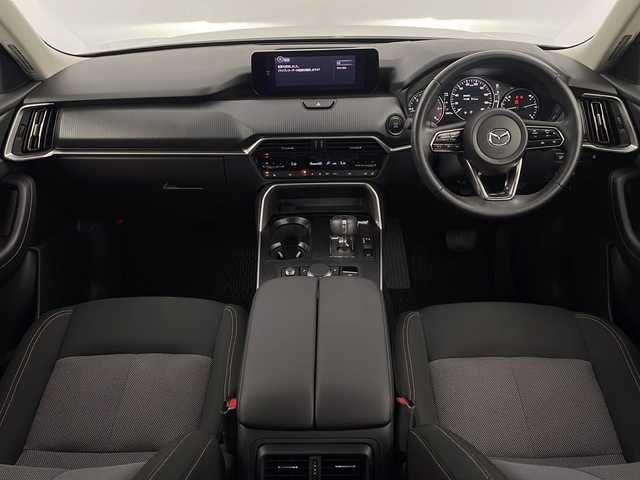 マツダ ＣＸ－６０ XD Sパッケージ 鹿児島県 2023(令5)年 0.6万km ロジウムホワイトプレミアムメタリック 純正SDナビ/(BT/CD/DVD/AM/FM/フルセグTV)/全方位カメラ/バックカメラ/革巻きステアリング/ステアリングスイッチ/レーダークルーズコントロール/レザーシート/運転席パワーシート/アイドリングストップ/純正ビルトインETC/純正前後ドライブレコーダー/前席シートヒーター/レーンキープアシスト/オートマチックハイビーム/前後コーナーセンサー/純正LEDヘッドライト/純正フロアマット/ターボ/取扱説明書