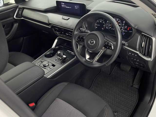 マツダ ＣＸ－６０ XD Sパッケージ 鹿児島県 2023(令5)年 0.6万km ロジウムホワイトプレミアムメタリック 純正SDナビ/(BT/CD/DVD/AM/FM/フルセグTV)/全方位カメラ/バックカメラ/革巻きステアリング/ステアリングスイッチ/レーダークルーズコントロール/レザーシート/運転席パワーシート/アイドリングストップ/純正ビルトインETC/純正前後ドライブレコーダー/前席シートヒーター/レーンキープアシスト/オートマチックハイビーム/前後コーナーセンサー/純正LEDヘッドライト/純正フロアマット/ターボ/取扱説明書