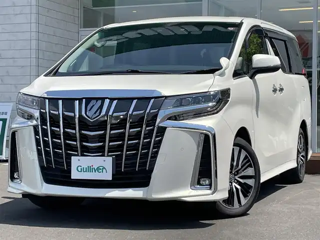 トヨタ アルファード S Cパッケージ 道央・札幌 2020(令2)年 3.5万km ラグジュアリーホワイトパールクリスタルシャインガラスフレーク ・４WD/・寒冷地仕様/・衝突軽減ブレーキ/・レザーシート/・パワーシート/・パワーバックドア/・両側パワースライドドア/・純正ナビ/　DVD＆BT＆USB/・バックカメラ/・フリップダウンモニター/・アイドリングストップ/・純正エンジンスターター/・レーダークルーズコントロール/・レーンキープアシスト/・シートヒーター/・プッシュスタート/・スマートキー/・オートエアコン/・オートライト/・オートリトラミラー/・オートハイビーム/・ワイパー熱線/・レインセンサーワイパー/・MT付きAT/・ビルトインETC/・三眼ヘッドライト/・純正フロアマット/・ドアバイザー/・ウィンカーミラー/・フォグライト/・スペアキー