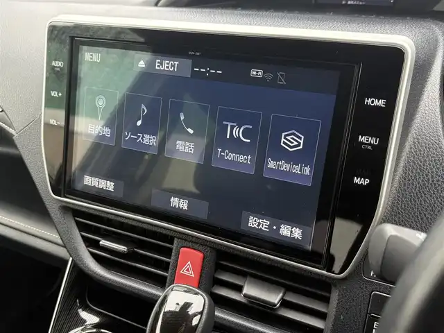 トヨタ エスクァイア Gi プレミアムパッケージ ブラックテーラード 徳島県 2019(令1)年 4.2万km スパークリングブラックパールクリスタルシャイン 純正10インチナビ　NSZN-Z68T/AM/FM/Bluetooth/DISC/USB/TV/SD/HDMI/両側電動スライドドア/バックカメラ/ハーフレザーシート/ハンドルヒーター/ETC2.0/前後ドライブレコーダー/シートヒーター/純正15インチアルミホイール/LEDヘッドライト/フォグライト/オートライト/アイドリングストップ/スマートキー/純正フロアマット/レーンキープアシスト/プッシュスタート