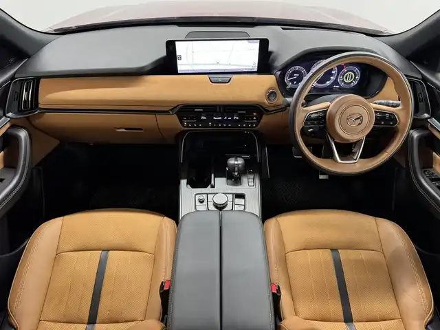 マツダ ＣＸ－６０ XD HV プレミアムスポーツ 三重県 2022(令4)年 1.9万km ソウルレッドクリスタルM ディーゼルターボ・マイルドハイブリッド/4WD/MTモード付8AT/12.3インチナビ/（FM/AM/Bluetooth/USB/CarPlay/AndroidAuto/TV/HDMI）/360°ビュー・モニター/BOSEサウンドシステム（12スピーカー）/ドライブレコーダー前後/ETC/i-ACTIVSENSE/・スマートブレーキサポート/・レーダークルーズコントロール/・クルージング&トラフィックサポート/・ドライバー異常時対応システム/・ドライバーモニタリング/・レーンキープアシストシステム/・ブラインドスポットモニタリング/・クロストラフィックアラート（前後）/・パーキングセンサー（前後）/・ヒルディセントコントロール/など/装備/・パノラマサンルーフ/・茶革（ナッパレザー＆レガーヌ：人工皮革）/・シートヒーター（D/N/2nd左右）＆ベンチレーション（D/N）/・ステアリングヒーター/・10wayパワーシート（Dメモリー付/N）/・ハンズフリーパワーリフトゲート/・ドライバーパーソナライズ/・アクティブドライビングディスプレイ/・150W電源/・ワイヤレス充電/・左右独立オートエアコン/・純正20inAW/・スマートキーx2/など