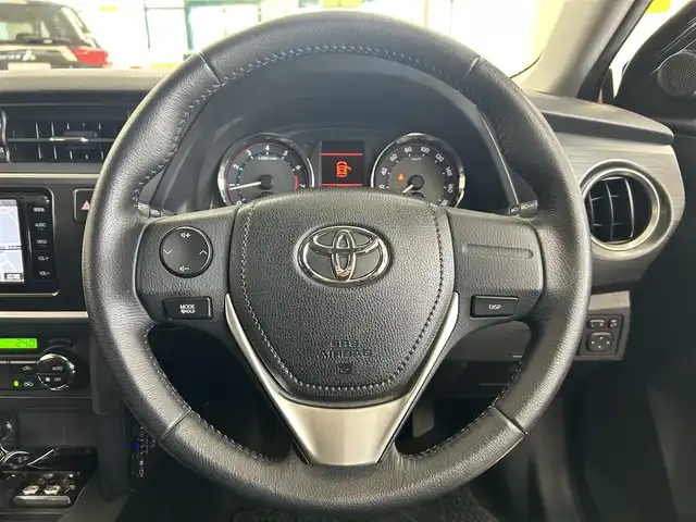 トヨタ オーリス 150X Sパッケージ 道央・札幌 2014(平26)年 8.8万km ブラックマイカ /ワンオーナー//4WD//純正SDナビ/(CD/AM/FM/BT/フルセグ)//寒冷地仕様//フロントワイパーデアイサー//AFS//ETC//HIDヘッドライト//フォグライト//12V/120W//横滑り防止//前後ドライブレコーダー//オートライト//レザーステアリング//ステアリングスイッチ//ツィーター//バニティミラー//ウィンカーミラー//オールオートパワーウィンドウ//純正フロアマット//プッシュスタート//スマートキー//社外AW195/65/15　2022年製/　冬タイヤセット　6分山積み込み//取扱説明書//ナビ説明書//保証書