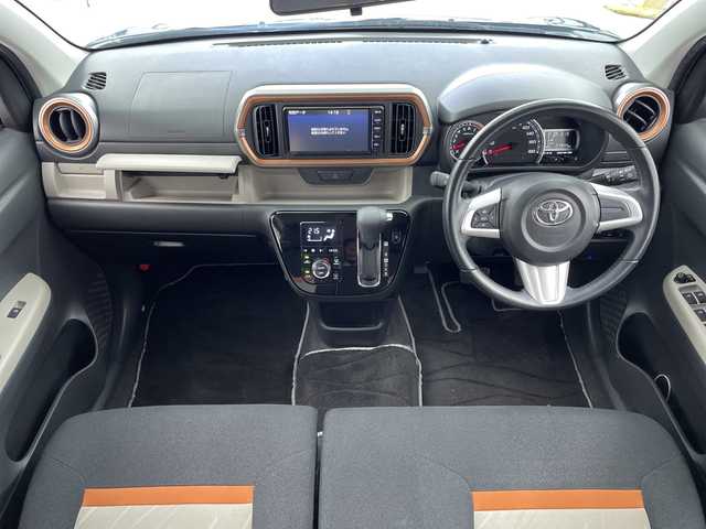 トヨタ パッソ モーダ　Gパッケージ 岐阜県 2019(平31)年 2.8万km ダークエメラルドマイカ 純正7インチナビ/AM/FM/CD/DVD/SD/BT/USB/ワンセグ/バックカメラ/ビルトインETC/D席シートヒーター/LEDヘッドライト/フォグランプ/前後コ－ナーセンサー/寒冷地仕様/プリクラッシュセーフティ/レーンキープアシスト/アイドリングストップ/プッシュスタート/スマートキー/スペアキー/純正フロアマット/純正サイドバイザー/純正14インチAW