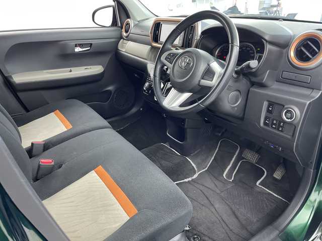 トヨタ パッソ モーダ　Gパッケージ 岐阜県 2019(平31)年 2.8万km ダークエメラルドマイカ 純正7インチナビ/AM/FM/CD/DVD/SD/BT/USB/ワンセグ/バックカメラ/ビルトインETC/D席シートヒーター/LEDヘッドライト/フォグランプ/前後コ－ナーセンサー/寒冷地仕様/プリクラッシュセーフティ/レーンキープアシスト/アイドリングストップ/プッシュスタート/スマートキー/スペアキー/純正フロアマット/純正サイドバイザー/純正14インチAW