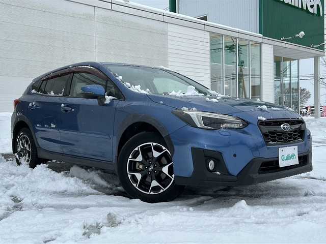 スバル インプレッサ ＸＶ 2．0i－L アイサイト 秋田県 2018(平30)年 0.8万km クォーツブルーP 4WD/ワンオーナー/社外メモリナビ/Bluetooth、CD/DVD、フルセグTV/バックカメラ/ETC/レーダークルーズコントロール/純正17インチAW/スペアキー