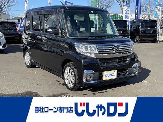 ダイハツ タント カスタム X 宮城県 2017(平29)年 10.4万km ブラックマイカメタリック 【(株)IDOMが運営する【じしゃロン仙台店】の自社ローン対象車両になります。こちらは現金ご利用時の価格です。自社ローンご希望の方は別途その旨お申付け下さい。】/ /・ワンオーナー/・SDナビ/・フルセグ/・buletooth/・パワースライドドア/・バックカメラ/・スマートキー/・LED