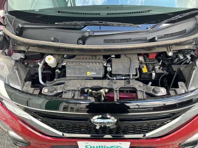 日産 ルークス HWS X プロパイロットED 福岡県 2022(令4)年 0.8万km スパークリングレッド/ブラック 純正9インチナビ/（AM/FM/Bluetooth/HDMI/フルセグ）/アラウンドビューモニター/プロパイロット/前後ドライブレコーダー/LEDヘッドライト/フォグランプ/電動パーキングブレーキ/ステアリングスイッチ/送風機/電動格納ミラー/ドアバイザー/スペアキー