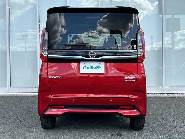 日産 ルークス HWS X プロパイロットED 福岡県 2022(令4)年 0.8万km スパークリングレッド/ブラック 純正9インチナビ/（AM/FM/Bluetooth/HDMI/フルセグ）/アラウンドビューモニター/プロパイロット/前後ドライブレコーダー/LEDヘッドライト/フォグランプ/電動パーキングブレーキ/ステアリングスイッチ/送風機/電動格納ミラー/ドアバイザー/スペアキー