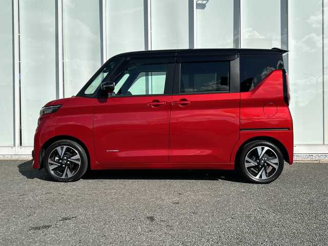 日産 ルークス HWS X プロパイロットED 福岡県 2022(令4)年 0.8万km スパークリングレッド/ブラック 純正9インチナビ/（AM/FM/Bluetooth/HDMI/フルセグ）/アラウンドビューモニター/プロパイロット/前後ドライブレコーダー/LEDヘッドライト/フォグランプ/電動パーキングブレーキ/ステアリングスイッチ/送風機/電動格納ミラー/ドアバイザー/スペアキー