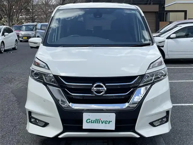 日産 セレナ ハイウェイスター 千葉県 2019(令1)年 6.2万km ブリリアントホワイトパール 純正ナビ【フルセグ、BT、CD、USB、AUX】/純正16インチアルミホイール/プロパイロット/前後コーナーセンサー/アラウンドビュー/バックカメラ/両側パワースライドドア/オートライト/フォグ/ドライブレコーダー/保証書/取説/スマートキー×２