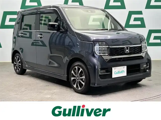 ホンダ Ｎ ＷＧＮ カスタム L 鹿児島県 2024(令6)年 0.1万km メテオロイドグレーメタリック ワンオーナー/純正ナビ（フルセグ/AM/FM）/バックカメラ/ホンダセンシング/純正ドラレコ/ETC/ステリモ/シートヒーター/ドアバイザー/純正AW/