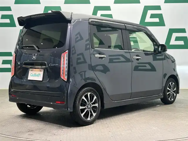 ホンダ Ｎ ＷＧＮ カスタム L 鹿児島県 2024(令6)年 0.1万km メテオロイドグレーメタリック ワンオーナー/純正ナビ（フルセグ/AM/FM）/バックカメラ/ホンダセンシング/純正ドラレコ/ETC/ステリモ/シートヒーター/ドアバイザー/純正AW/