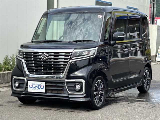 スズキ スペーシア 福島県 2018(平30)年 9.5万km ブルーイッシュブラックパール3 (株)IDOMが運営する【じしゃロン福島店】の自社ローン専用車両になります。こちらは現金またはオートローンご利用時の価格です。自社ローンご希望の方は別途その旨お申付け下さい/社外ナビ/フルセグTV/ステアリングリモコン/両側パワースライドドア/D席シートヒーター/ETC/アイドリングストップ/純正AW/ドアバイザー/フォグライト