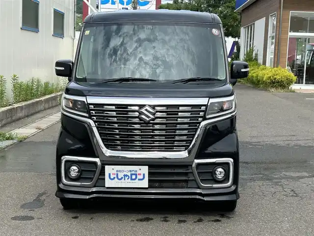 スズキ スペーシア 福島県 2018(平30)年 9.5万km ブルーイッシュブラックパール3 (株)IDOMが運営する【じしゃロン福島店】の自社ローン専用車両になります。こちらは現金またはオートローンご利用時の価格です。自社ローンご希望の方は別途その旨お申付け下さい/社外ナビ/フルセグTV/ステアリングリモコン/両側パワースライドドア/D席シートヒーター/ETC/アイドリングストップ/純正AW/ドアバイザー/フォグライト