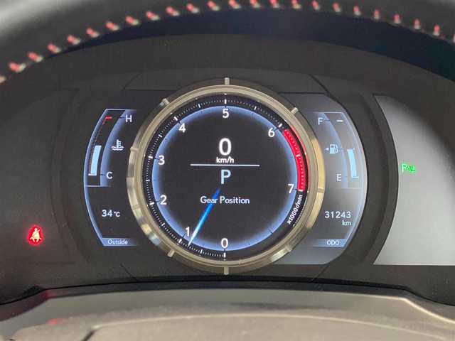 レクサス ＩＳ 300h Fスポーツ 岐阜県 2018(平30)年 3.2万km マーキュリーグレーマイカ サンルーフ（OP）/三眼フルLEDヘッドライト（OP）/レクサスセーフティシステム＋/・プリクラッシュセーフティ【PCS】/・レーンディパーチャーアラート【LDA】/・オートマチックハイビーム【AHB】/・レーダークルーズコントロール（ブレーキ制御付）/クリアランスソナー前後/純正ナビ/（フルセグTV/CD/DVD/Bluetooth/AUX）/バックカメラ/赤本革シート/メモリ機能パワーシート/前席シートヒーター/シートクーラー/本革巻きステアリング/MTモード付AT/パドルシフト/純正18インチAW/純正フロアマット/純正ETC2.0/スマートキー×2/カードキー/スペアタイヤ