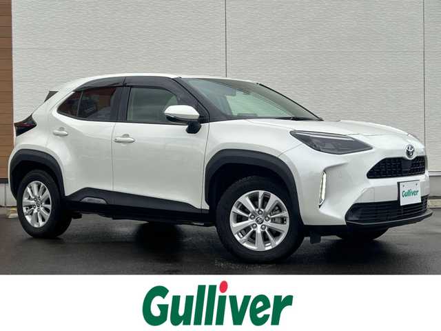 トヨタ ヤリスクロス ハイブリッド Z 秋田県 2022(令4)年 3.5万km ホワイトパールクリスタルシャイン ４WD/衝突軽減システム/LEDヘッドライト/純正メモリナビ（BT/AM/FM/USB）/バックカメラ/トヨタ純正１６インチアルミ（冬タイヤ装着）/スマートキー/アイドリングストップ/プッシュスタート/クルーズコントロール追従走行あり/オートマチックハイビーム/レーンキープアシスト/コーナーセンサー/ダウンヒルアシストコントロール/ステアリングスイッチ/ステアリングヒーター/前席シートヒーター/運転席パワーシート/ドライブレコーダー/ビルトインETC/電動パーキングブレーキ/オートブレーキホールド機能/純正フロアマット/純正ドアバイザー/オートライト/オートエアコン/パワーステアリング/パワーウィンドウ/ヘッドライトレベライザー/横滑り防止/盗難防止装置/電動格納ウィンカーミラー
