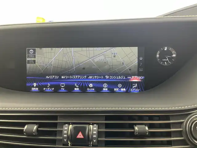 レクサス ＬＳ 500 Fスポーツ 愛知県 2018(平30)年 9.3万km ソニックチタニウム レクサスセーフティセンス/　　・プリクラッシュセーフティ/　　・レーントレーシングアシスト/　　・アダプティブハイビーム/　　・レーダークルーズコントロール/　　・フロントクロストラフィックアラート/　　・リヤクロストラフィックアラート/　　・ロードサインアシスト/　　・先行車発進告知機能/　　・ドライバー異常時対応システム/　　・BSM/クリアランスソナー/ツインターボ/純正エアサス/ヘッドアップディスプレイ/デジタルインナーミラー/ドライブレコーダー（360°＋リヤ）/純正12.3インチナビ/　　・CD/DVD/フルセグ/BT/パノラミックビューモニター/ビルトインETC2.0/本革巻ステアリングリモコン/ステアリングヒーター/レザーシート/パワーシート（前席）/シートメモリポジションメモリ機能（前席）/シートヒーター（全席）/ベンチレーション（前席）/リヤウィンドウ電動サンシェード/パワートランクリッド/電子制御エアサスペンション/3眼LEDヘッドライト/デイライト/シーケンシャルランプ/純正20インチアルミホイール