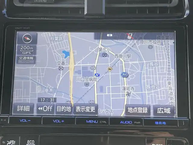 トヨタ プリウス A ツーリングセレクション 静岡県 2016(平28)年 7.6万km エモーショナルレッド Toyota Safety Sense/純正9インチナビ(DSZT-YC4T)/　AM FM CD DVD Bluetooth USB HDMI SDREC/フルセグTV/ビルトインETC/バックモニター/レーダークルーズコントロール/LEDオートヘッドライト/シートヒーター(前席)/前後クリアランスソナー/純正17インチアルミホイール/ヘッドアップディズプレイ/スマートキー2本/フロントフォグランプ/前後方ドライブレコーダー/レザーシート