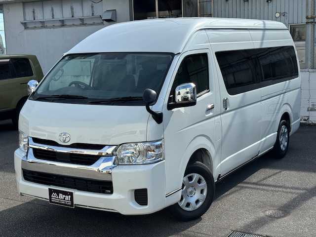 トヨタ ハイエース グランドキャビン 道北・旭川 2025(令7)年 0.1千km ホワイトパールクリスタルシャイン 寒冷地仕様車/登録済未使用車/純正ＬＥＤライト/全方位カメラ/デジタルミラー/パワースライドドア/トヨタセーフティ/プッシュスタートエンジン/リアフォグランプ/車両取説/メンテナンスノート・保証書/スマートキー×２