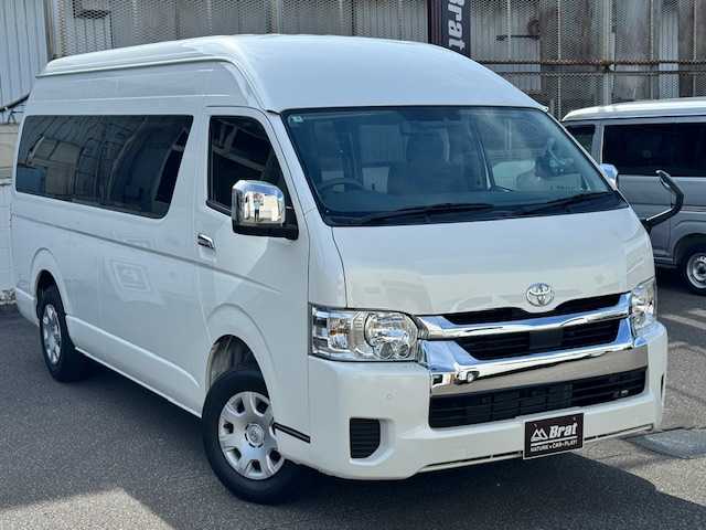 トヨタ ハイエース グランドキャビン 道北・旭川 2025(令7)年 0.1千km ホワイトパールクリスタルシャイン 寒冷地仕様車/登録済未使用車/純正ＬＥＤライト/全方位カメラ/デジタルミラー/パワースライドドア/トヨタセーフティ/プッシュスタートエンジン/リアフォグランプ/車両取説/メンテナンスノート・保証書/スマートキー×２