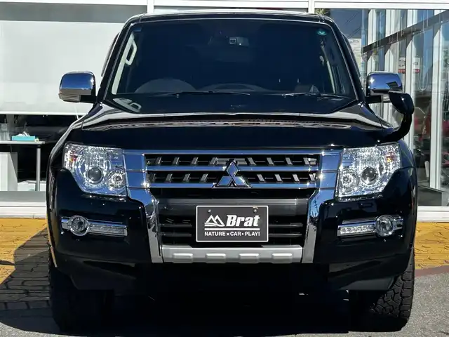 三菱 パジェロ ロング スーパーエクシード 道北・旭川 2016(平28)年 4.6万km ダイヤモンドブラックマイカ ディーゼル/ロックフォードサウンドシステム/純正ナビ/フルセグTV/バックカメラ/オープンカントリータイヤ/レザーシート/前席シートヒーター/クルーズコントロール/オートマチックハイビーム/社外アルミ付スタッドレスタイヤ積込/ETC