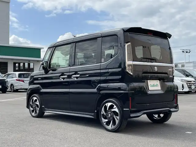 スズキ スペーシア カスタム HYBRID XS ターボ 東京都 2025(令7)年 0.1千km ブルーイッシュブラックパール3 純正ディスプレイオーディオ/フルセグテレビ/バックカメラ/アイドリングストップ/クルーズコントロール/プッシュスタート/両側パワースライドドア/Bluetooth/AppleCarPlay/HDMI
