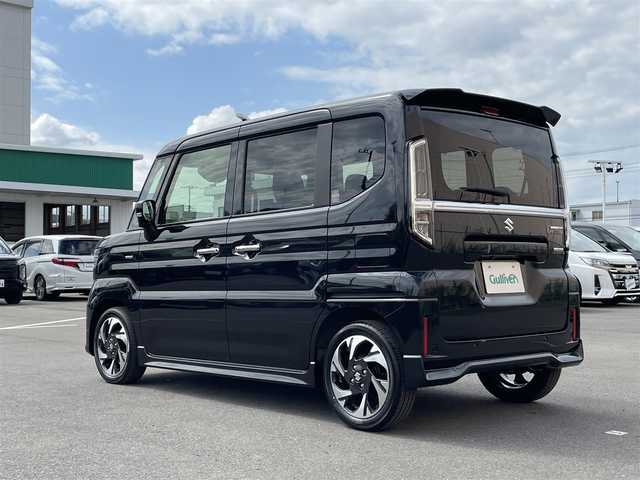 スズキ スペーシア カスタム HYBRID XS ターボ 東京都 2025(令7)年 0.1千km ブルーイッシュブラックパール3 純正ディスプレイオーディオ/フルセグテレビ/バックカメラ/アイドリングストップ/クルーズコントロール/プッシュスタート/両側パワースライドドア/Bluetooth/AppleCarPlay/HDMI