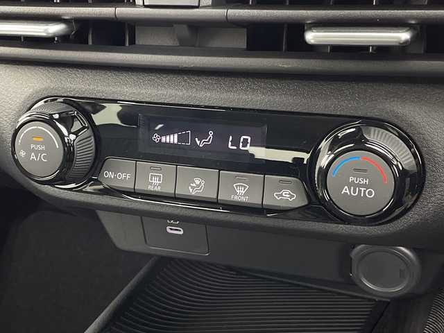 日産 オーラ G レザーエディション 愛知県 2024(令6)年 0.1万km 黒 オーディオレス/デジタルインナーミラー/運転席パワーシート/衝突軽減システム/レーンキープアシスト/ブラインドスポットモニター/コーナーセンサー/オートマチックハイビーム/スペアキー/純正ＡＷ