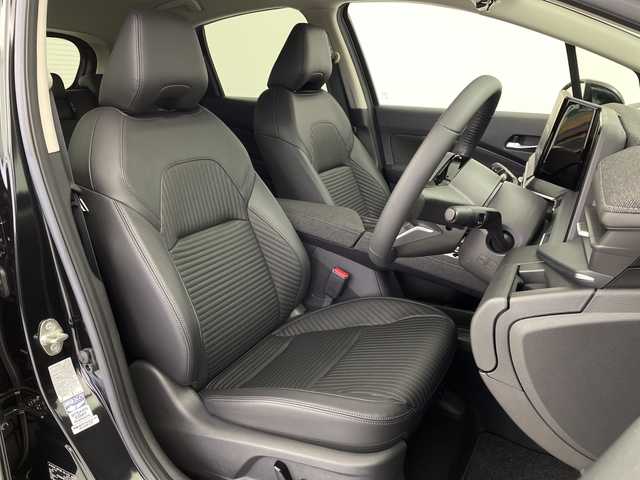 日産 オーラ G レザーエディション 愛知県 2024(令6)年 0.1万km 黒 オーディオレス/デジタルインナーミラー/運転席パワーシート/衝突軽減システム/レーンキープアシスト/ブラインドスポットモニター/コーナーセンサー/オートマチックハイビーム/スペアキー/純正ＡＷ