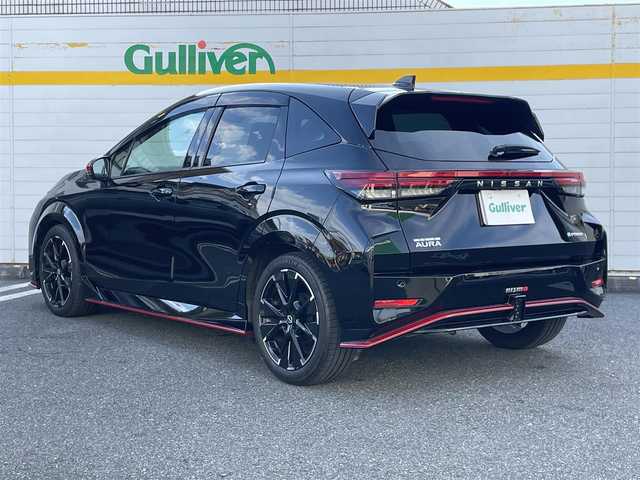 日産 オーラ ニスモ 埼玉県 2022(令4)年 2.2万km スーパーブラック ・ワンオーナー/・純正ナビ/・アラウンドビューモニター/・クルコン/・シートヒーター/・ドラレコ/・ETC