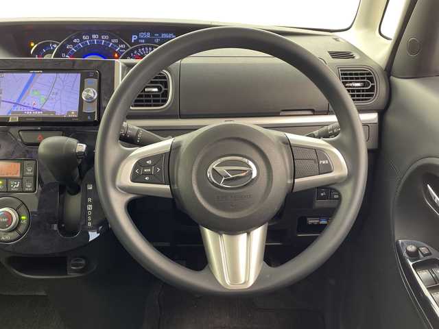 ダイハツ タント カスタム X トップED SA Ⅲ 千葉県 2017(平29)年 4万km パールホワイトⅢ 社外ナビ/　DVD/フルセグTV/Bluetooth/スマートアシスト/衝突軽減ブレーキ/オートハイビーム/運転席シートヒーター/ハーフレザーシート/前方ドラレコ/ＥＴＣ/バックカメラ/ＬＥＤライト/フォグランプ/ロールサンシェード/フロアマット/ドアバイザー