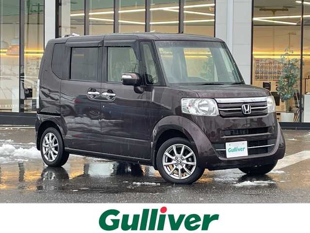 ホンダ Ｎ ＢＯＸ G ターボ Lパッケージ 新潟県 2016(平28)年 1.5万km プレミアムディープモカパール 4WDターボ/社外メモリナビ:MDV-D503/バックカメラ/前席シートヒーター/クルーズコントロール/片側パワースライドドア/ETC/ステアリングスイッチ/パドルシフト