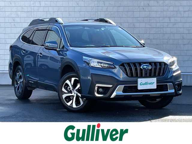 スバル アウトバック リミテッドEX 群馬県 2022(令4)年 7.3万km ストームグレーメタリック 純正１１型ナビ　/ハーマンカードン　/茶革　/フルセグ・Ｂｌｕｅｔｏｏｔｈ・スマホ接続　/アイサイトＸ　/電動リアドア　/シートヒーター　/ハンドルヒーター　/衝突軽減/ハンドル支援　/ＢＳＭ　/前・側方・バックカメラ　/ドラレコ/純正フロアマット