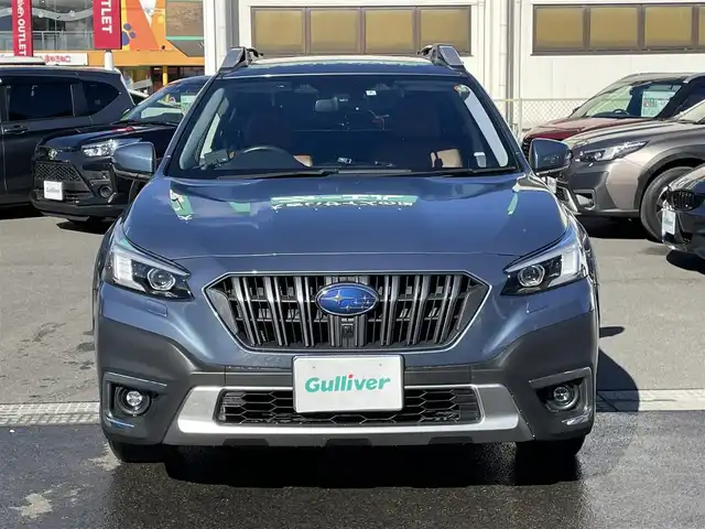 スバル アウトバック リミテッドEX 群馬県 2022(令4)年 7.3万km ストームグレーメタリック 純正１１型ナビ　/ハーマンカードン　/茶革　/フルセグ・Ｂｌｕｅｔｏｏｔｈ・スマホ接続　/アイサイトＸ　/電動リアドア　/シートヒーター　/ハンドルヒーター　/衝突軽減/ハンドル支援　/ＢＳＭ　/前・側方・バックカメラ　/ドラレコ/純正フロアマット