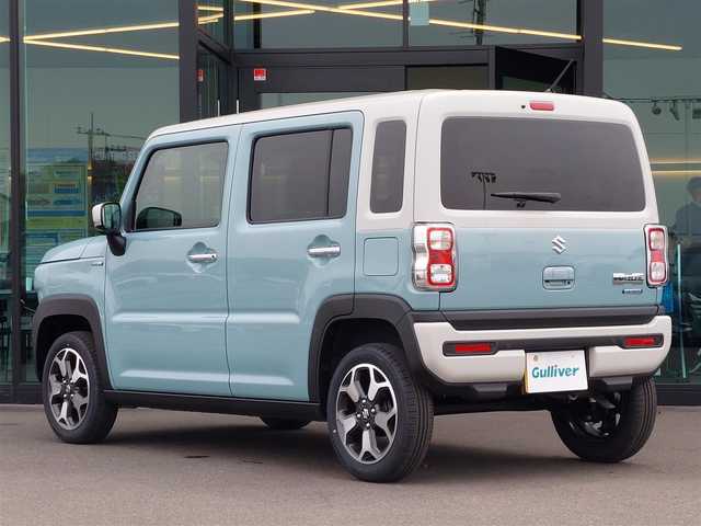 スズキ ハスラー HYBRID X 愛知県 2025(令7)年 0.1千km オフブルーメタリック/ソフトベージュメタリック 純正メーカーナビ/全方位カメラ/シートヒーター/衝突軽減システム/レーンキープアシスト/アイドリングストップ/レーダークルーズコントロール/コーナーセンサー/LEDヘッドライト/オートライト/純正15インチAW
