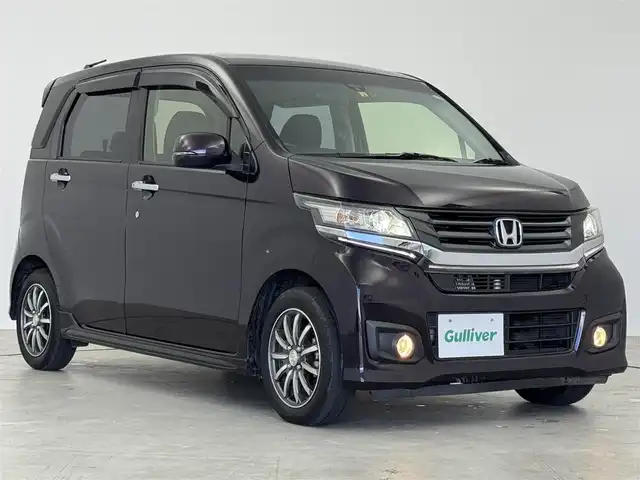 ホンダ Ｎ ＷＧＮ カスタム G Lパッケージ 愛知県 2016(平28)年 3.8万km プレミアムベルベットパープル・パール 純正ナビ/（フルセグ／ＢＴ／ＣＤ／ＤＶＤ）　/クルーズコントロール　/バックモニター　/横滑り防止　/ハーフレザーシート（ブラック）　/ドライブレコーダー　/オートライト　/電動格納ミラー　/純正ＡＷ　/スマートキー