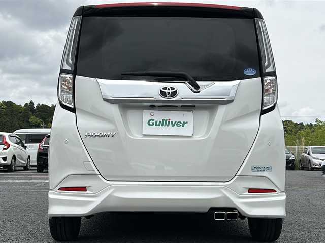 トヨタ ルーミー カスタムG－T 千葉県 2021(令3)年 0.8万km ブラックマイカメタリック/パールホワイト2トーン モデリスタエアロ／マフラーエンド　９型ナビＮＳＺＴ－Ｙ６８Ｔ　全方位カメラ シートヒーター 両側パワースライドドア ドラレコ ２．０ETC USB クルコン ツートンカラー LEDライト オートライト