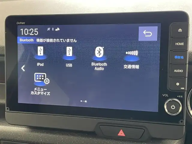 ホンダ Ｎ ＢＯＸ カスタム ターボ 愛知県 2025(令7)年 0.1万km プラチナホワイトパール 純正９型ナビ　フルセグＴＶ　カープレイ対応　全方位カメラ　ハーフレザー　シートヒーター　両側パワースライドドア　ホンダセンシング　衝突軽減　追従クルコン　ＬＥＤオートライト　コーナーセンサー パドルシフト　USB　マルチビューカメラシステム　禁煙車