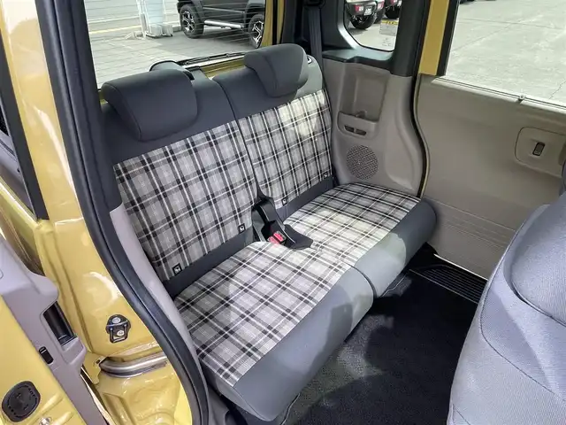 ホンダ Ｎ ＢＯＸ JOY 道北・旭川 2024(令6)年 0.1万km未満 黄 ワンオーナー/チェック柄シート/前席シートヒーター/プッシュスタート/スマートキー/LEDヘッドライト/片側パワースライドドア/フロアマット