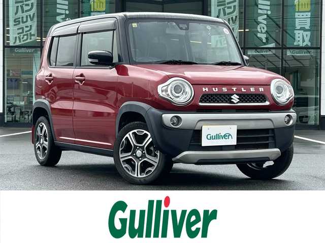 スズキ ハスラー X ターボ 岡山県 2014(平26)年 8.3万km フェニックスレッドパール/ブルーイッシュブラックパール 登録時走行距離82774km/社外7インチナビ/フルセグTV/(AM.FM.CD.DVD.TV)/バックカメラ/シートヒーター/衝突軽減ブレーキ/ETC/ドライブレコーダー/横滑り防止装置/オートライト/フルフラットシート/アイドリングストップ/15インチ純正AW/AAC/社外フロアマット