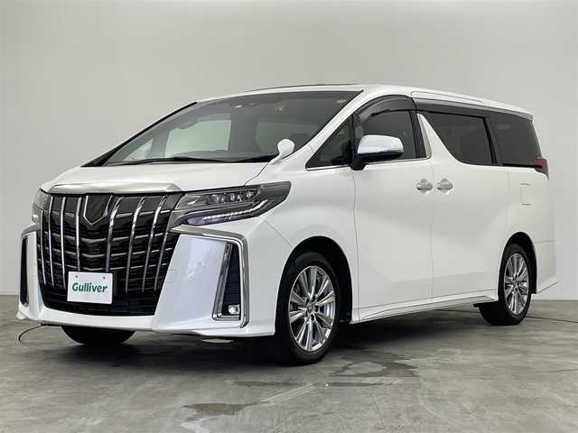 トヨタ アルファード S タイプゴールドⅢ 群馬県 2023(令5)年 2.2万km ホワイトパールクリスタルシャイン フリップダウンモニター　ツインムーンルーフ　純正９インチディスプレイオーディオ　バックカメラ　レーダークルーズコントロール　両側パワースライドドア　パワーバックドア　デジタルミラー　ＥＴＣ２．０　禁煙