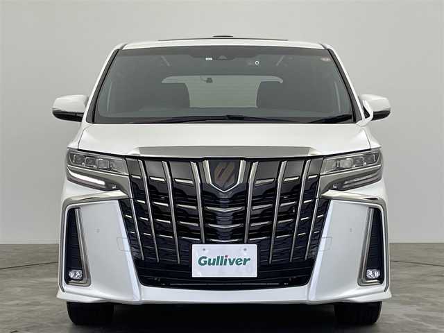 トヨタ アルファード S タイプゴールドⅢ 群馬県 2023(令5)年 2.2万km ホワイトパールクリスタルシャイン フリップダウンモニター　ツインムーンルーフ　純正９インチディスプレイオーディオ　バックカメラ　レーダークルーズコントロール　両側パワースライドドア　パワーバックドア　デジタルミラー　ＥＴＣ２．０　禁煙