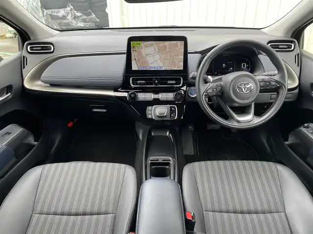 トヨタ アクア Z 富山県 2023(令5)年 1.7万km アーバンカーキ １オーナー／/純正ナビ／/フルセグＴＶ／/Ｂｌｕｅｔｏｏｔｈ／/Ｂカメラ／/ビルトインＥＴＣ２．０／/ＡＣ１００Ｖ電源／/レーダークルコン／/レーンキープアシスト／/セーフティセンス／/オートマチックハイビーム/LEDオートライト/LEDフォグライト/運転席パワーシート/前席シートヒーター／/ハーフレザーシート/社外アルミホイール付スタッドレスタイヤ4本有
