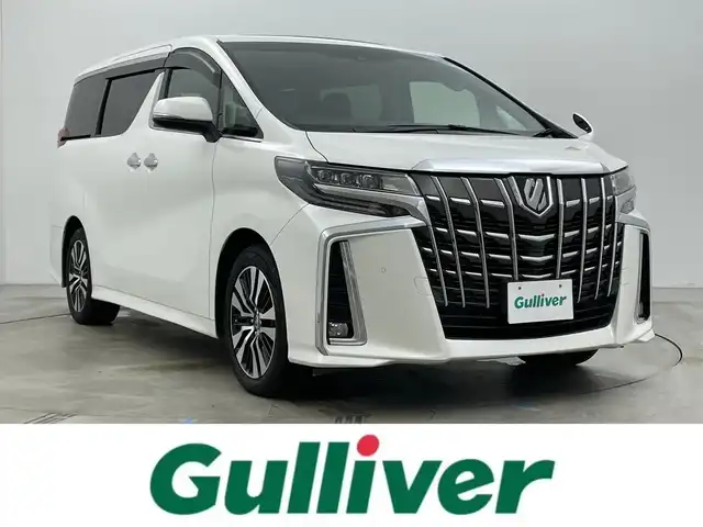 トヨタ アルファード S Cパッケージ 岡山県 2021(令3)年 4.3万km ホワイトパールクリスタルシャイン サンルーフ/純正9インチナビ/（CD/DVD/TV/BT)/純正12.1インチ後席モニター/バックカメラ/デジタルインナーミラー/AC１００V電源/両側パワースライドドア/パワーバックドア/シートベンチレーション/シートメモリー/レーダークルーズコントロール/ブラインドスポットモニター/前後ドライブレコーダー/純正18インチアルミホイール