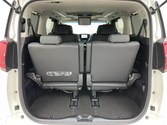 トヨタ アルファード S Cパッケージ 岡山県 2021(令3)年 4.3万km ホワイトパールクリスタルシャイン サンルーフ/純正9インチナビ/（CD/DVD/TV/BT)/純正12.1インチ後席モニター/バックカメラ/デジタルインナーミラー/AC１００V電源/両側パワースライドドア/パワーバックドア/シートベンチレーション/シートメモリー/レーダークルーズコントロール/ブラインドスポットモニター/前後ドライブレコーダー/純正18インチアルミホイール