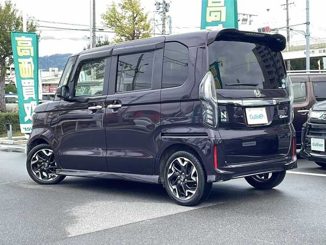 ホンダ Ｎ ＢＯＸ カスタム G L ターボ ホンダセンシング 長野県 2018(平30)年 4.7万km プレミアムベルベットパープル・パール ターボ/純正8インチナビ/(VXU-195NBi)/BluetoothAudio/フルセグTV/バックカメラ/純正15インチアルミホイール/オートマチックハイビーム/両側パワースライドドア/クルーズコントロール/レーンキープアシスト/アイドリングストップ/ハーフレザーシート/衝突軽減ブレーキ/LEDヘッドライト/ビルトインETC/純正ドラレコ/コーナーセンサー/オートライト