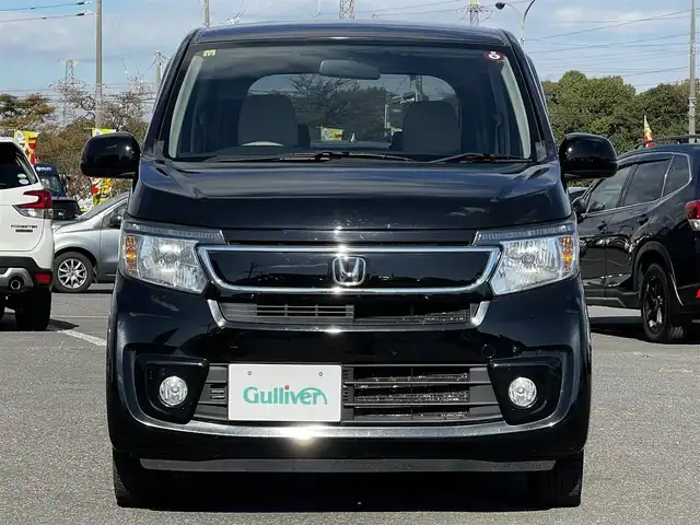 ホンダ Ｎ ＷＧＮ G 道央・札幌 2014(平26)年 6.2万km スマートブラック ４WD/純正オーディオ/AM/FM/AUX/CD/横滑り防止装置/アイドリングストップ/プッシュスタート/スマートキー/ハロゲンヘッドライト/フォグランプ/ヘッドライトレベライザー/電動格納ミラー/ヒーテッドドアミラー/純正フロアマット/ドアバイザー/社外エンジンスターター