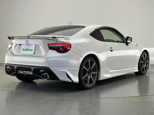 トヨタ ８６ GT リミテッド 愛知県 2019(平31)年 4.6万km クリスタルホワイトパール 純正ナビ　ＢＬＩＴＺ車高調　ＨＫＳマフラー　禁煙　ＭＴ車　バックカメラ　ハーフレザー　シートヒーター　リアウィング　社外１８インチアルミ　ドライブレコーダー　ＬＥＤオートライト　クルコン　フォグランプ　モデリスタエアロ　純正フロアマット　ETC